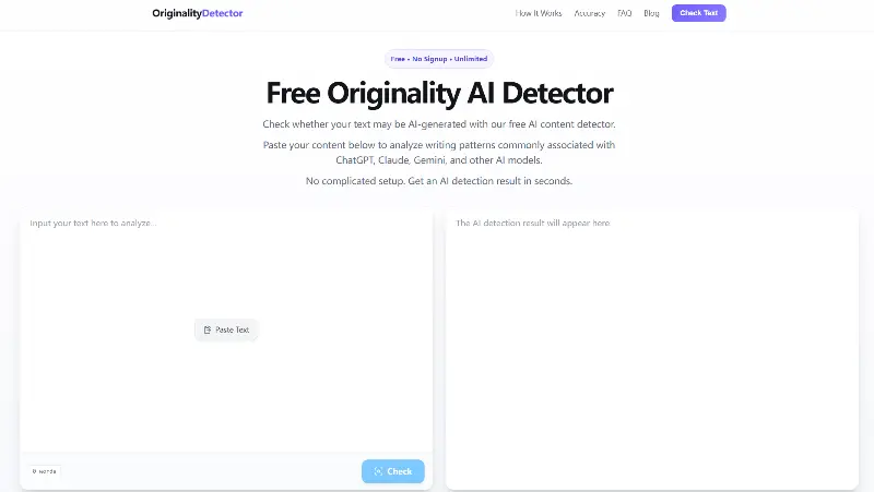 OriginalityDetector preview