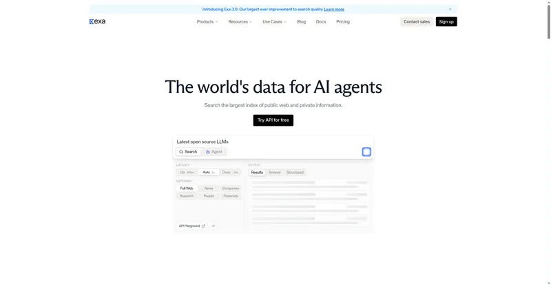 Exa 3.0 preview