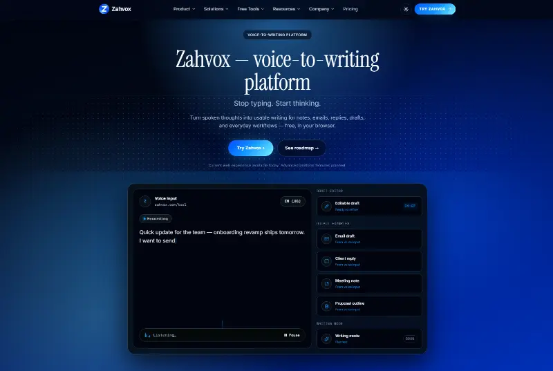 Zahvox preview