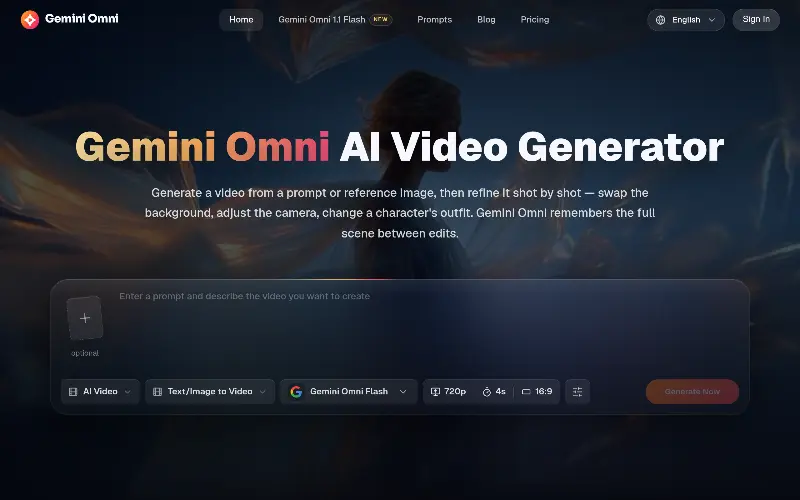 Gemini Omni preview
