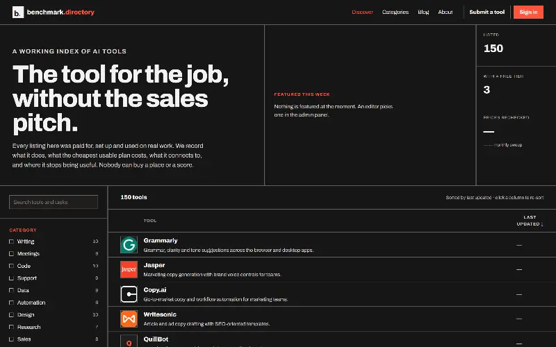 benchmark.directory preview