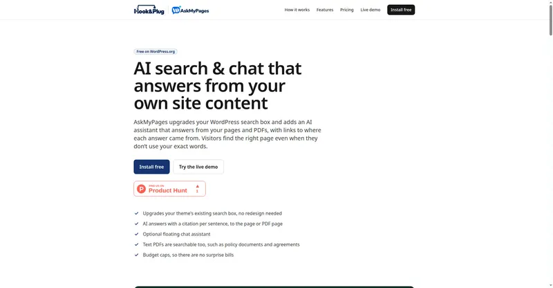 AskMyPages preview