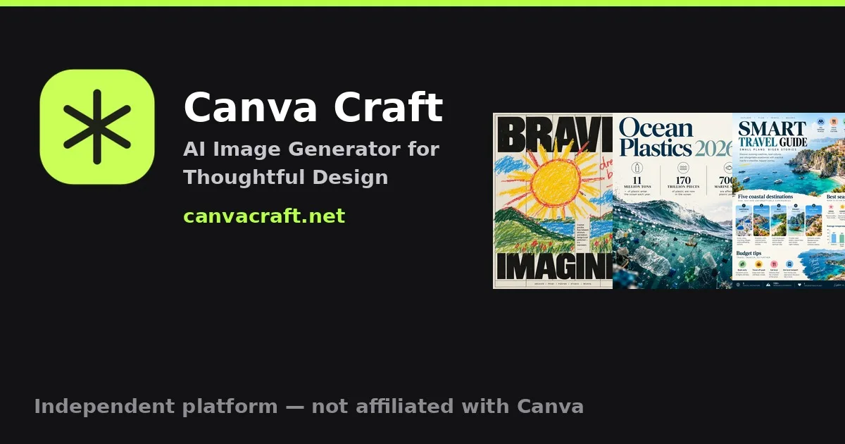 Canva Craft design example