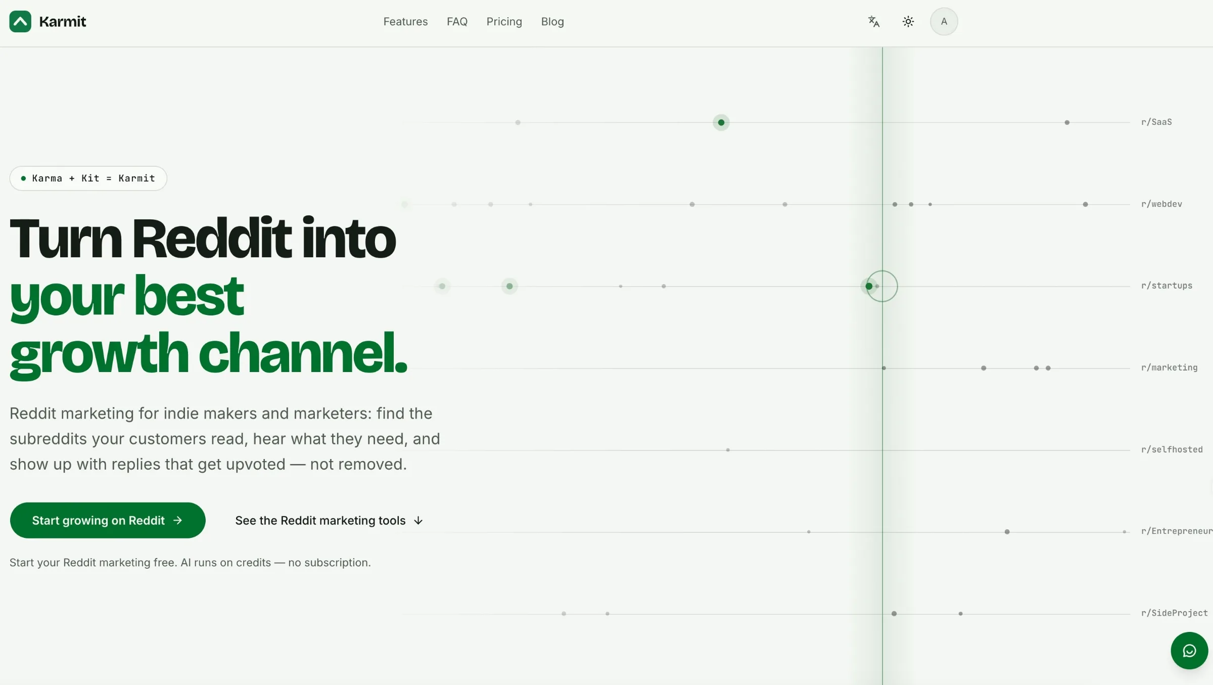 Karmit homepage