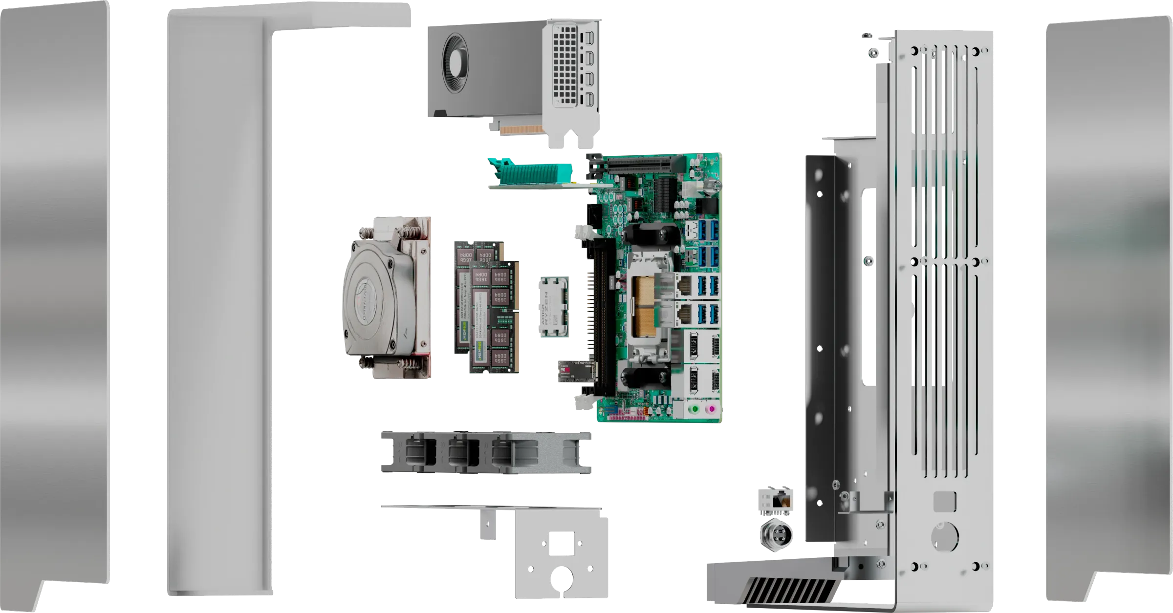 Ghost Core — exploded view of parts