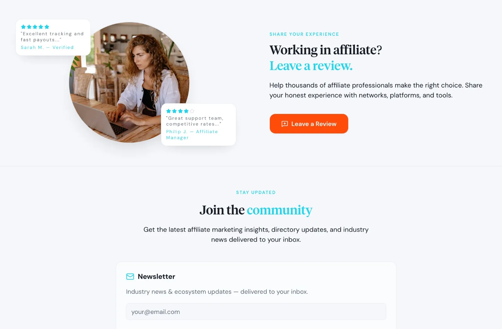 Affiliate Landscape preview