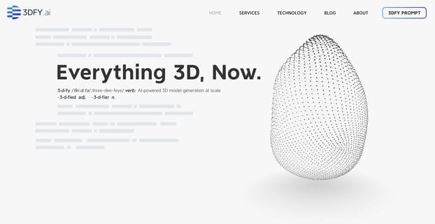 3DFY.ai screenshot and logo
