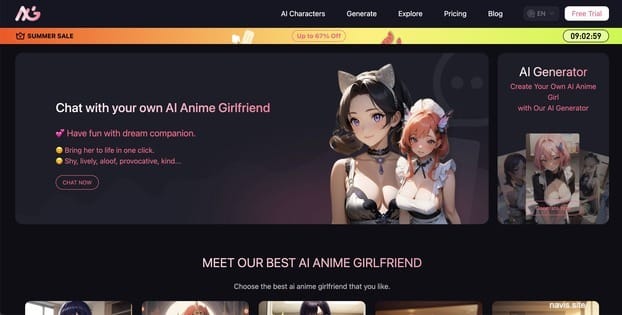 Anime Girl Studio screenshot and logo