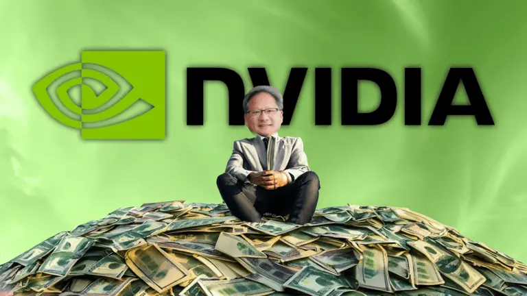 Nvidia is now a $1 trillion company thanks to the AI boom screenshot and logo