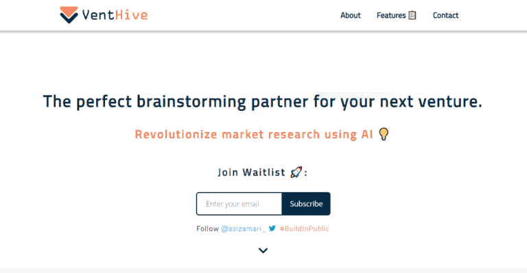 VentHive screenshot and logo