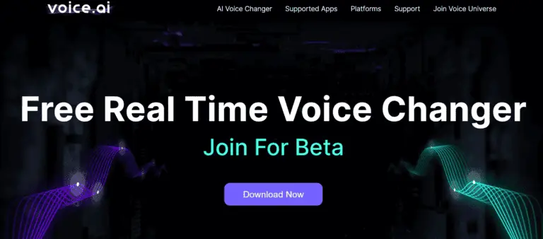 Voice AI screenshot and logo